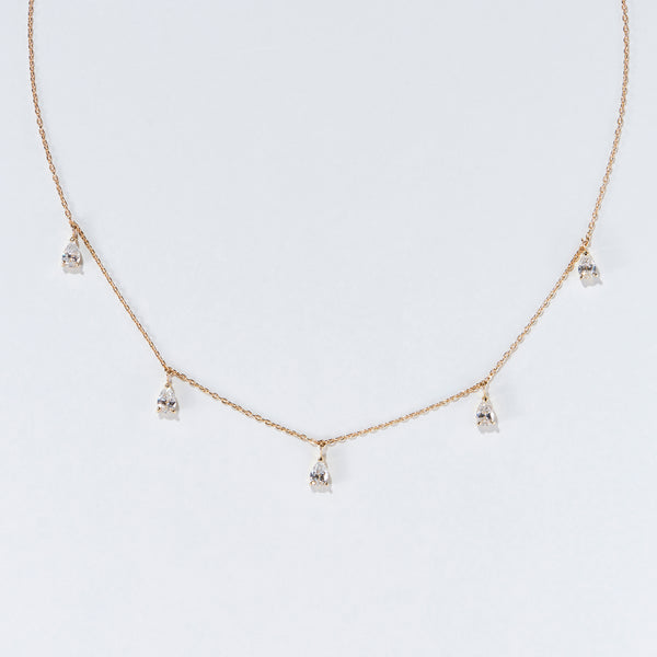 [雫][SHIZUKU]ネックレス 0.2ct